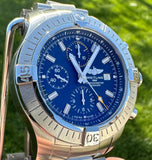 Buy Shop Breitling Avenger Chronograph 45mm Blue Dial Silver Steel Strap Watch for Men - A13317101C1A1 USA Online