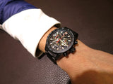 Buy Shop Tag Heuer Carrera Automatic Chronograph Black Dial Black Steel Strap Watch for Men - CBG2090.BH0661 USA Online