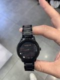 Buy Shop Michael Kors Kinley Silver Dial Black Steel Strap Watch for Women - MK5999 USA Online