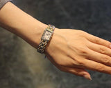 Buy Shop Longines Dolcevita 18K Gold Silver Dial Two Tone Steel Strap Watch for Women - L5.258.5.71.7 USA Online