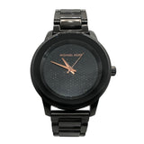 Buy Shop Michael Kors Kinley Silver Dial Black Steel Strap Watch for Women - MK5999 USA Online