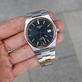 Buy Shop Tissot PRX Powermatic 80 Blue Dial Silver Steel Strap Watch for Men - T137.407.11.041.00 USA Online