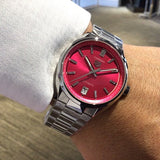 Buy Shop Tag Heuer Carrera Date Automatic 18K Pink Dial Silver Steel Strap Watch for Women - WBN2313.BA0001 USA Online