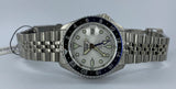 Seiko 5 Sports SKX GMT Automatic Sky Blue Dial Silver Steel Strap Watch For Men - SSK033K1