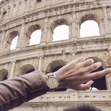 Buy Shop Fossil Townsman Chronograph White Dial Brown Leather Strap Watch for Men - FS5350 USA Online