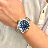 Tag Heuer Aquaracer Automatic Blue Dial Silver Steel Strap Watch for Men - WBD2112.BA0928