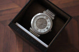Buy Shop Michael Kors Catlin Silver Dial Silver Steel Strap Watch for Women - MK3355 USA Online