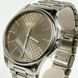 Buy Shop Gucci G Timeless Quartz Brown Dial Silver Steel Strap Watch for Men - YA126317 USA Online