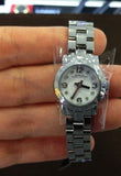 Buy Shop Marc Jacobs Amy White Dial Silver Steel Strap Watch for Women - MBM8611 USA Online