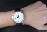 Buy Shop Tissot T Classic Tradition White Dial Brown Leather Strap Watch For Men - T063.610.16.037.00 USA Online