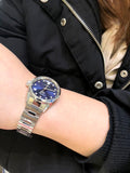 Buy Shop Tag Heuer Carrera Diamonds Blue Dial Silver Steel Strap Watch for Women - WBN2413.BA0621 USA Online