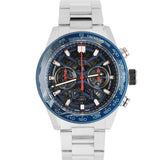 Buy Shop Tag Heuer Carrera Chronograph Blue Dial Silver Steel Strap Watch for Men - CBG2A11.BA0654 USA Online