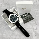 Buy Shop Guess Formula Chronograph Black Dial Black Silicone Strap Watch For Men - GW0579G1 USA Online