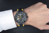 Buy Shop Tissot T Bike Cycling Tour de France Black Dial Two Tone Rubber Strap Watch For Men - T111.417.37.441.00 USA Online