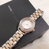 Buy Shop Marc Jacobs Tether Transparent White Dial Two Tone Steel Strap Watch for Women - MBM3418 USA Online