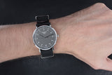 Buy Shop Tissot Everytime Medium Black Dial Black NATO Strap Watch For Men - T109.410.17.077.00 USA Online