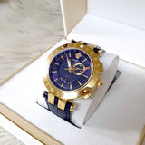 Buy Shop Versace Race GMT Blue Dial Blue Leather Strap Watch For Men - 29G70D282 USA Online