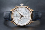 Tissot T Classic PR 100 Chronograph Silver Dial Black Leather Strap Watch for Men - T101.417.36.031.00