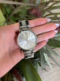 Buy Shop Michael Kors Jaryn Quartz Silver Dial Silver Steel Strap Watch For Women - MK3499 USA Online