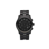 Buy Shop Michael Kors Runway Chronograph Black Dial Black Steel Strap Watch for Men - MK8157 USA Online