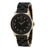 Buy Shop Marc Jacobs Pelly Black Dial Black Silicone Strap Watch for Women - MBM2540 USA Online