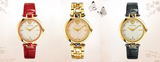 Buy Shop Versace Crystal Gleam White Dial Red Leather Strap Watch For Women - VAN040016 USA Online