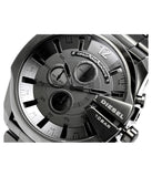 Buy Shop Diesel Mega Chief Chronograph Grey Dial Grey Steel Strap Watch for Men - DZ4282 USA Online