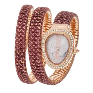 Buy Shop Just Cavalli Glam Snake White Dial Multicolor Steel Strap Watch for Women - JC1L163M0275 USA Online