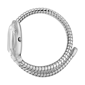Buy Shop Just Cavalli Serpente Metallica Silver Dial Silver Steel Strap Watch for Women - JC1L208M0015 USA Online