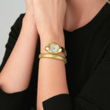 Buy Shop Just Cavalli Amalfi Silver Dial Gold Steel Strap Watch for Women - JC1L270M0025 USA Online