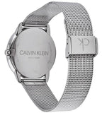Buy Shop Calvin Klein Minimal Silver Dial Silver Mesh Bracelet Watch for Men - K3M211Y6 USA Online