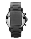 Fossil Townsman Chronograph Black Dial Silver Steel Strap Watch for Men - FS5349