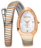 Buy Shop Just Cavalli Glam Evo 4 White Dial Two Tone Steel Strap Watch for Women - JC1L229M0075 USA Online