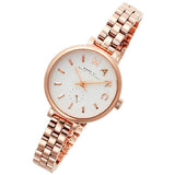 Buy Shop Marc Jacobs Sally White Dial Rose Gold Steel Strap Watch for Women - MBM8643 USA Online