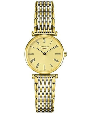Buy Shop Longines La Grande Classique de Longines Gold Dial Two Tone Steel Strap Watch for Women - L4.209.2.31.7 USA Online