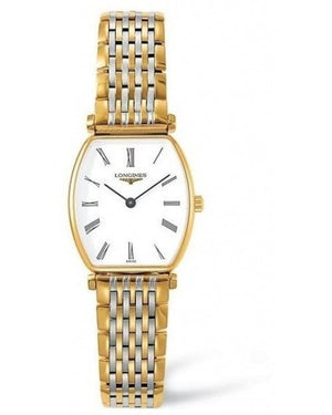 Buy Shop Longines La Grande Classique de Longines Tonneau 22 Gold Watch for Women - L4.205.2.11.7 USA Online