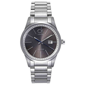 Buy Shop Calvin Klein Bold Black Dial Silver Steel Strap Watch for Men - K2246107 USA Online