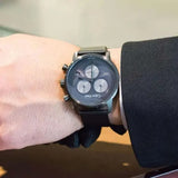 Buy Shop Calvin Klein City Chronograph Grey Dial Black Leather Strap Watch for Men - K2G177C3 USA Online