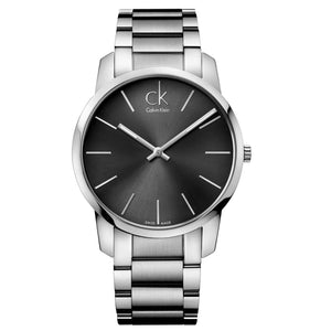 Buy Shop Calvin Klein City Black Dial Silver Steel Strap Watch for Men - K2G21161 USA Online