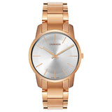 Buy Shop Calvin Klein City White Dial Rose Gold Steel Strap Watch for Men - K2G21646 USA Online