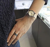 Buy Shop Calvin Klein City White Dial White Leather Strap Watch for Women - K2G231XH USA Online