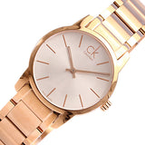 Buy Shop Calvin Klein City White Mother of Pearl Dial Rose Gold Steel Strap Watch for Women - K2G23646 USA Online