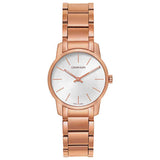Buy Shop Calvin Klein City White Mother of Pearl Dial Rose Gold Steel Strap Watch for Women - K2G23646 USA Online