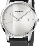 Buy Shop Calvin Klein City Silver Dial Black Steel Strap Watch for Men - K2G2G1CX USA Online