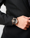 Buy Shop Calvin Klein City Quartz Black Dial Black Leather Strap Watch for Men - K2G2G6CZ USA Online