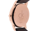 Buy Shop Calvin Klein City Quartz Black Dial Black Leather Strap Watch for Men - K2G2G6CZ USA Online