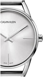 Buy Shop Calvin Klein Stately White Dial Silver Steel Strap Watch for Women - K3G23126 USA Online