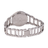 Buy Shop Calvin Klein Stately Pink Mother of Pearl Dial Silver Steel Strap Watch for Women - K3G2312E USA Online