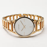 Buy Shop Calvin Klein Stately White Dial Rose Gold Steel Strap Watch for Women - K3G23626 USA Online