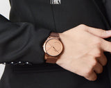 Buy Shop Calvin Klein Minimal Quartz Pink Gold Dial Pink Gold Mesh Bracelet Watch for Men - K3M11TFK USA Online